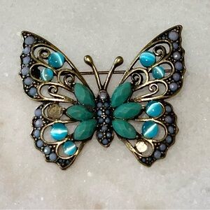 Vintage butterfly brooch